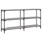 vidaXL Τραπέζι Κονσόλα Γκρι Sonoma 150x29x75 εκ. Επεξεργασμένο Ξύλο