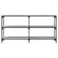 vidaXL Τραπέζι Κονσόλα Γκρι Sonoma 150x29x75 εκ. Επεξεργασμένο Ξύλο