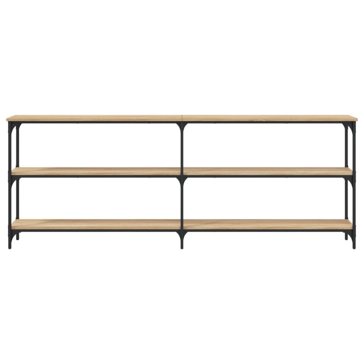 vidaXL Τραπέζι Κονσόλα Sonoma Δρυς 200x29x75 εκ. Επεξεργασμένο Ξύλο