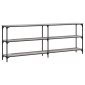 vidaXL Τραπέζι Κονσόλα Γκρι Sonoma 200x29x75 εκ. Επεξεργασμένο Ξύλο