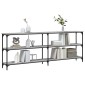 vidaXL Τραπέζι Κονσόλα Γκρι Sonoma 200x29x75 εκ. Επεξεργασμένο Ξύλο
