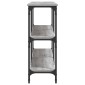 vidaXL Τραπέζι Κονσόλα Γκρι Sonoma 200x29x75 εκ. Επεξεργασμένο Ξύλο