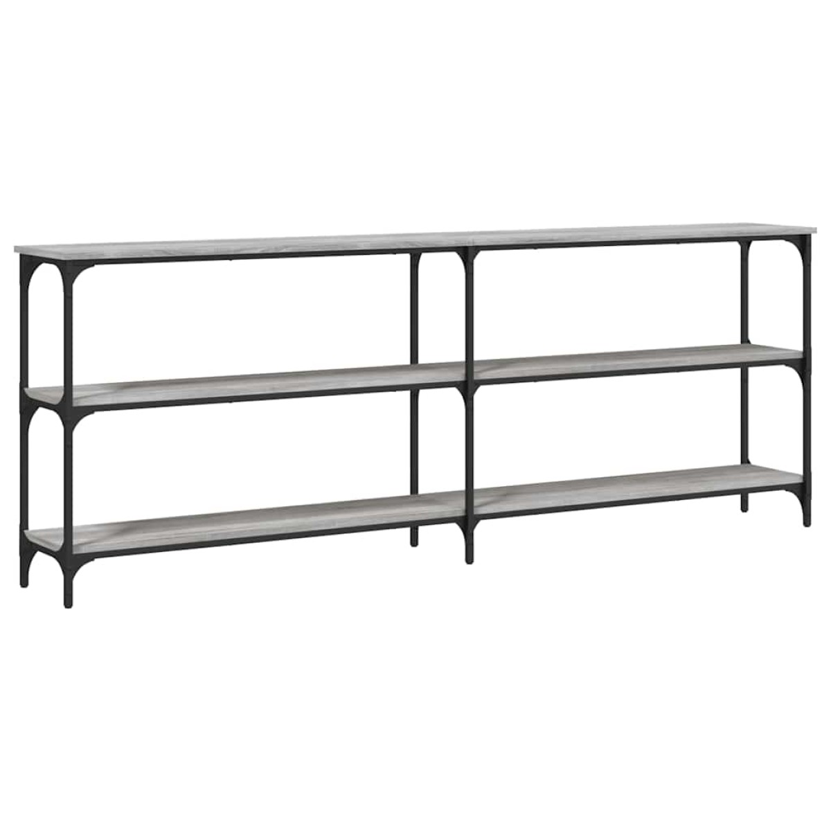 vidaXL Τραπέζι Κονσόλα Γκρι Sonoma 200x29x75 εκ. Επεξεργασμένο Ξύλο