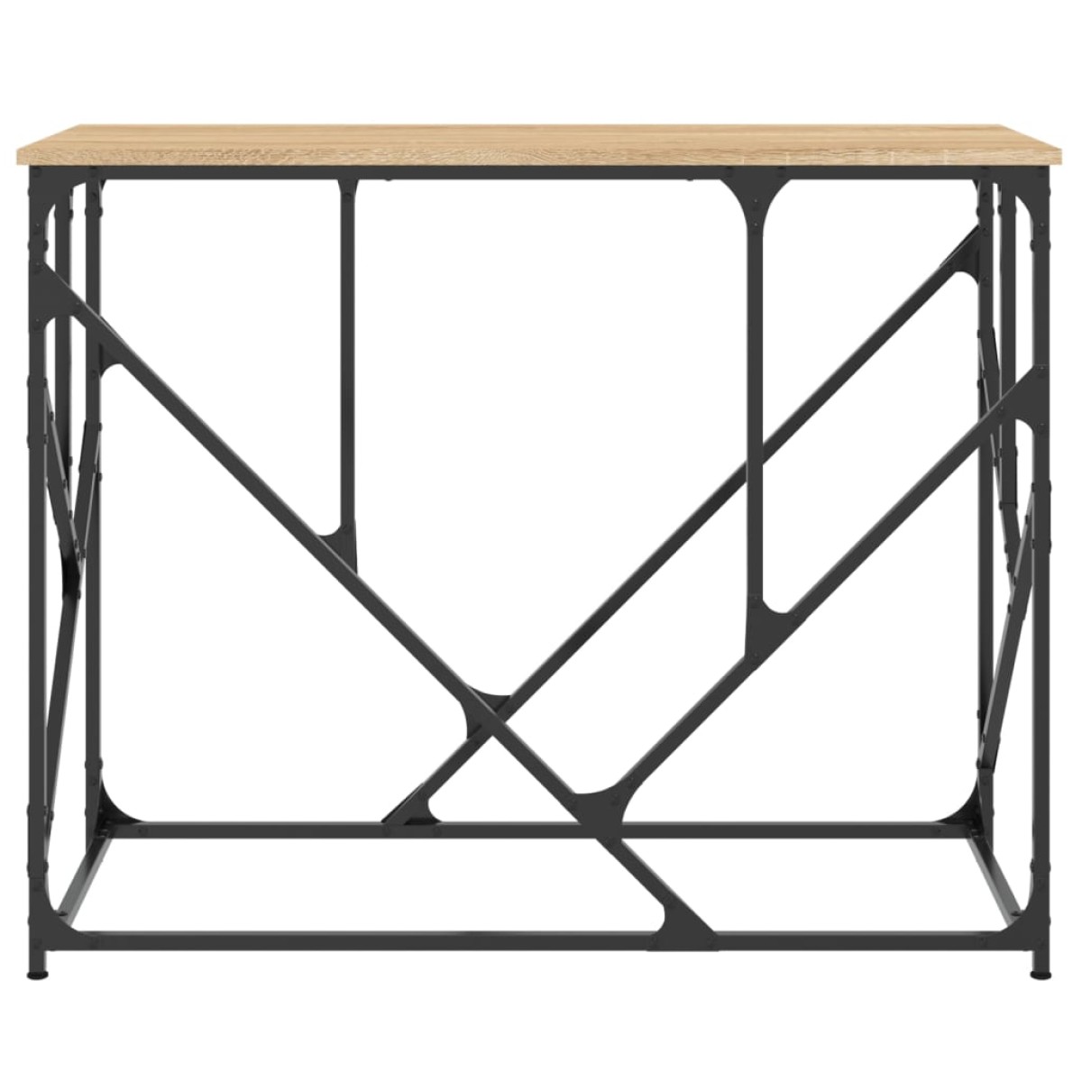 vidaXL Τραπέζι Κονσόλα Sonoma Δρυς 100x40x80 εκ. Επεξεργασμένο Ξύλο