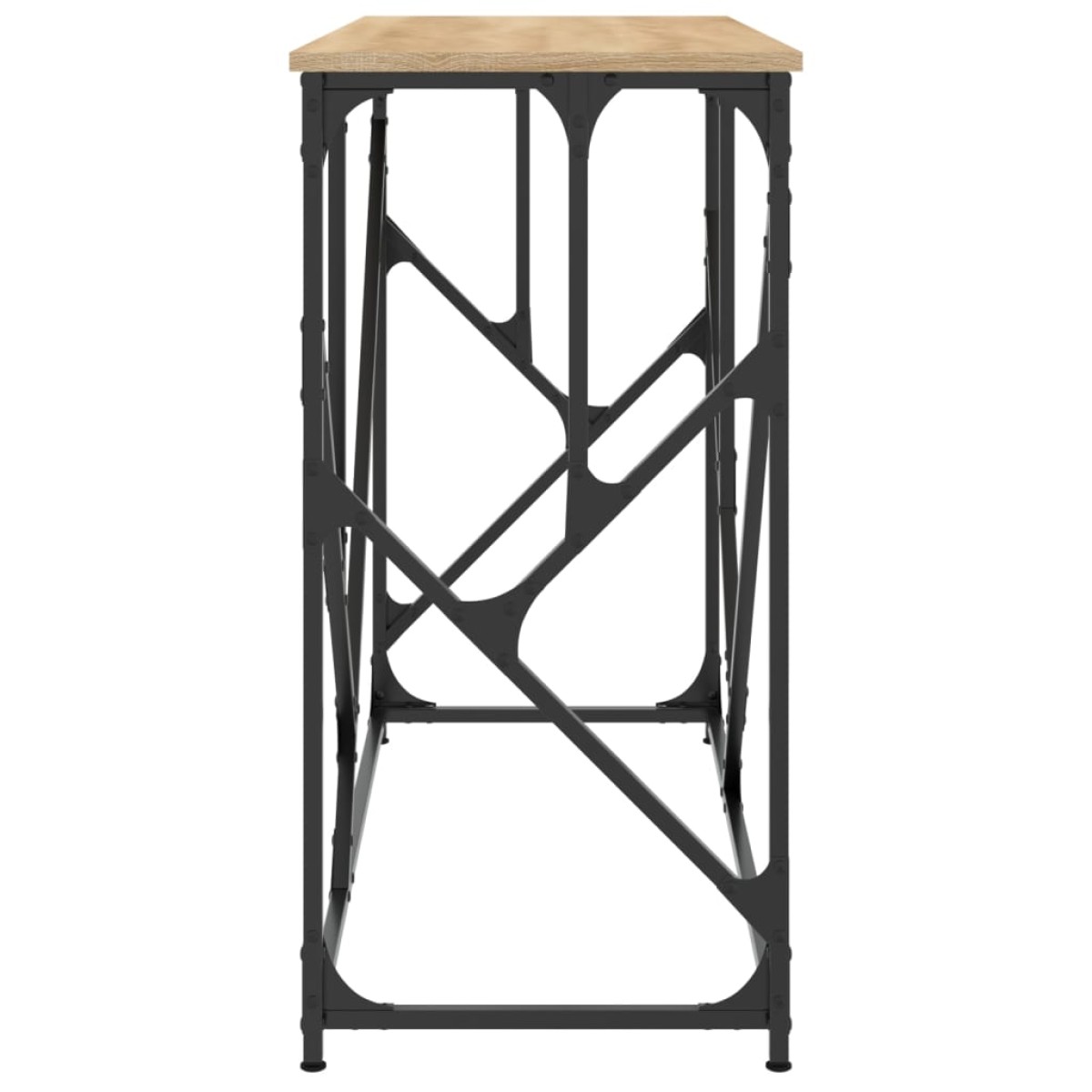 vidaXL Τραπέζι Κονσόλα Sonoma Δρυς 100x40x80 εκ. Επεξεργασμένο Ξύλο
