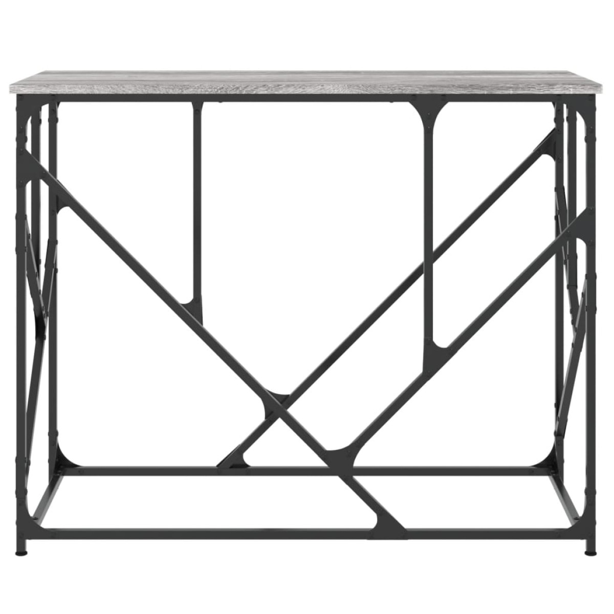 vidaXL Τραπέζι Κονσόλα Γκρι Sonoma 100x40x80 εκ. Επεξεργασμένο Ξύλο