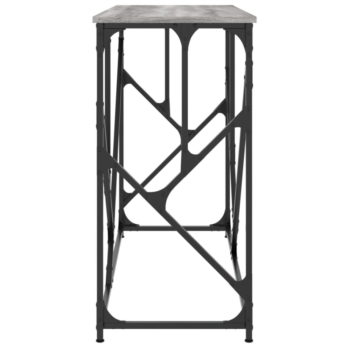 vidaXL Τραπέζι Κονσόλα Γκρι Sonoma 100x40x80 εκ. Επεξεργασμένο Ξύλο