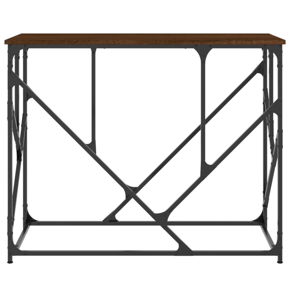 vidaXL Τραπέζι Κονσόλα Καφέ Δρυς 100x40x80 εκ. Επεξεργασμένο Ξύλο