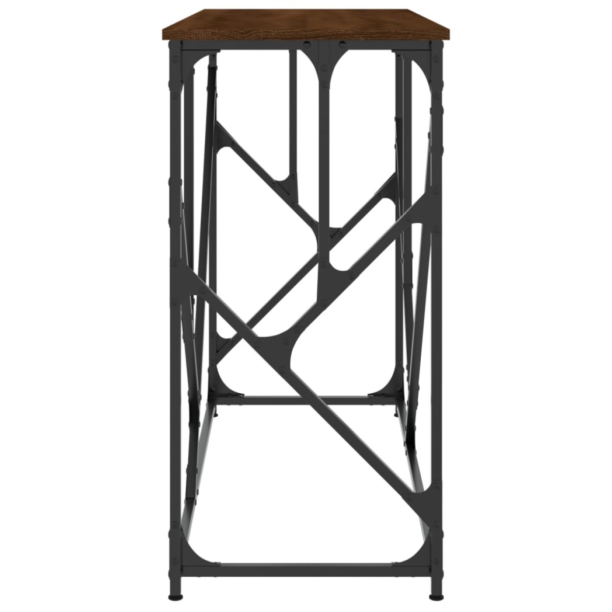 vidaXL Τραπέζι Κονσόλα Καφέ Δρυς 100x40x80 εκ. Επεξεργασμένο Ξύλο