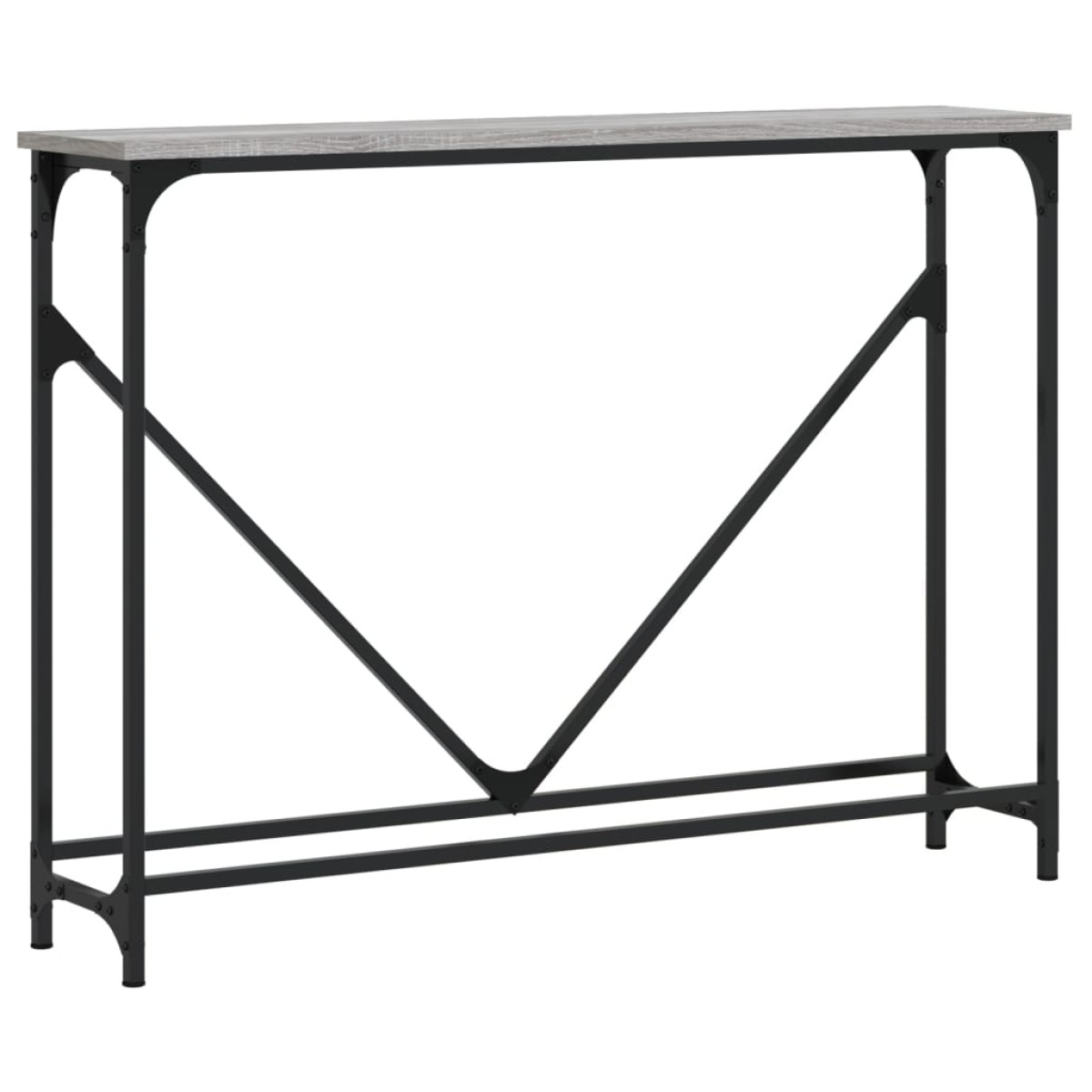 vidaXL Τραπέζι Κονσόλα Γκρι Sonoma 102 x 22,5 x 75 εκ. Επεξεργ. Ξύλο
