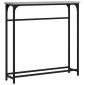 vidaXL Τραπέζι Κονσόλα Γκρι Sonoma 75 x 19,5 x 75 εκ. Επεξεργ. Ξύλο