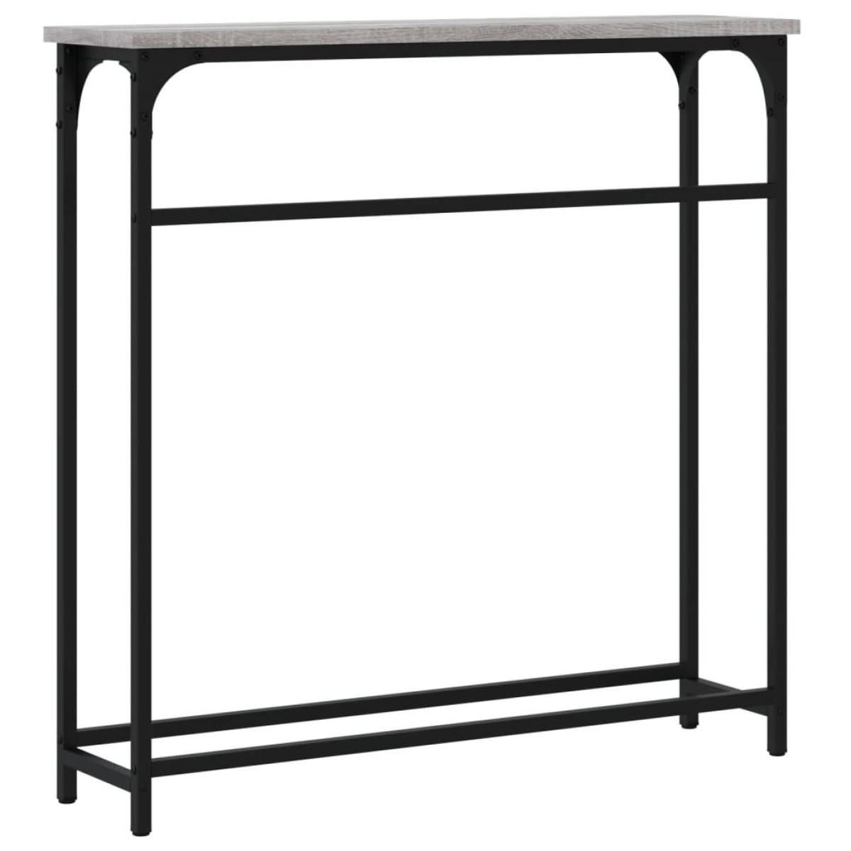 vidaXL Τραπέζι Κονσόλα Γκρι Sonoma 75 x 19,5 x 75 εκ. Επεξεργ. Ξύλο