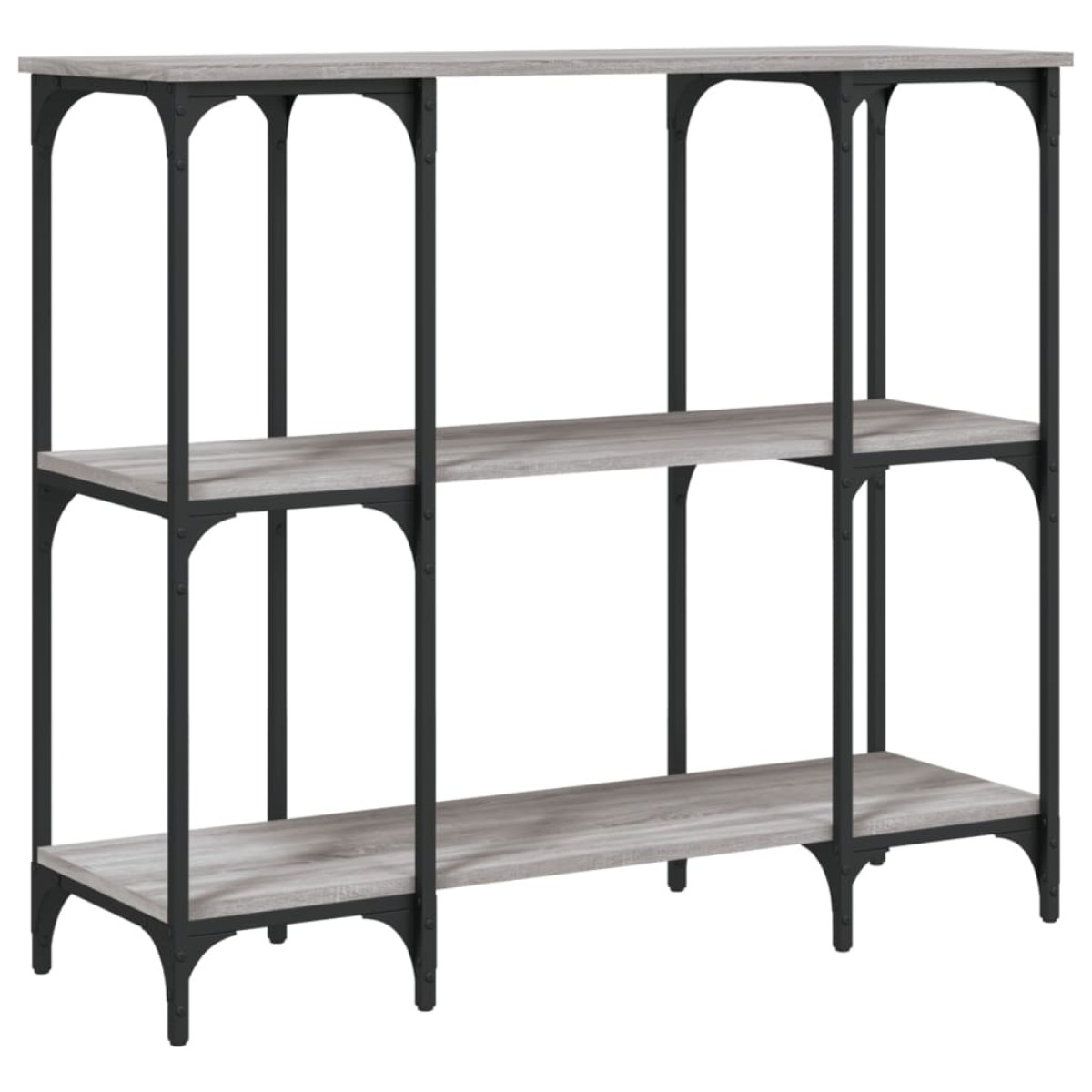 vidaXL Τραπέζι Κονσόλα Γκρι Sonoma 102x35x90 εκ. Επεξεργασμένο Ξύλο