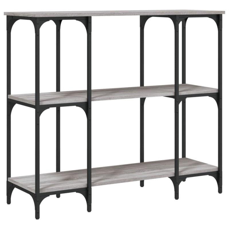 vidaXL Τραπέζι Κονσόλα Γκρι Sonoma 102x35x90 εκ. Επεξεργασμένο Ξύλο