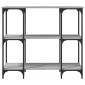 vidaXL Τραπέζι Κονσόλα Γκρι Sonoma 102x35x90 εκ. Επεξεργασμένο Ξύλο