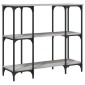 vidaXL Τραπέζι Κονσόλα Γκρι Sonoma 102x35x90 εκ. Επεξεργασμένο Ξύλο