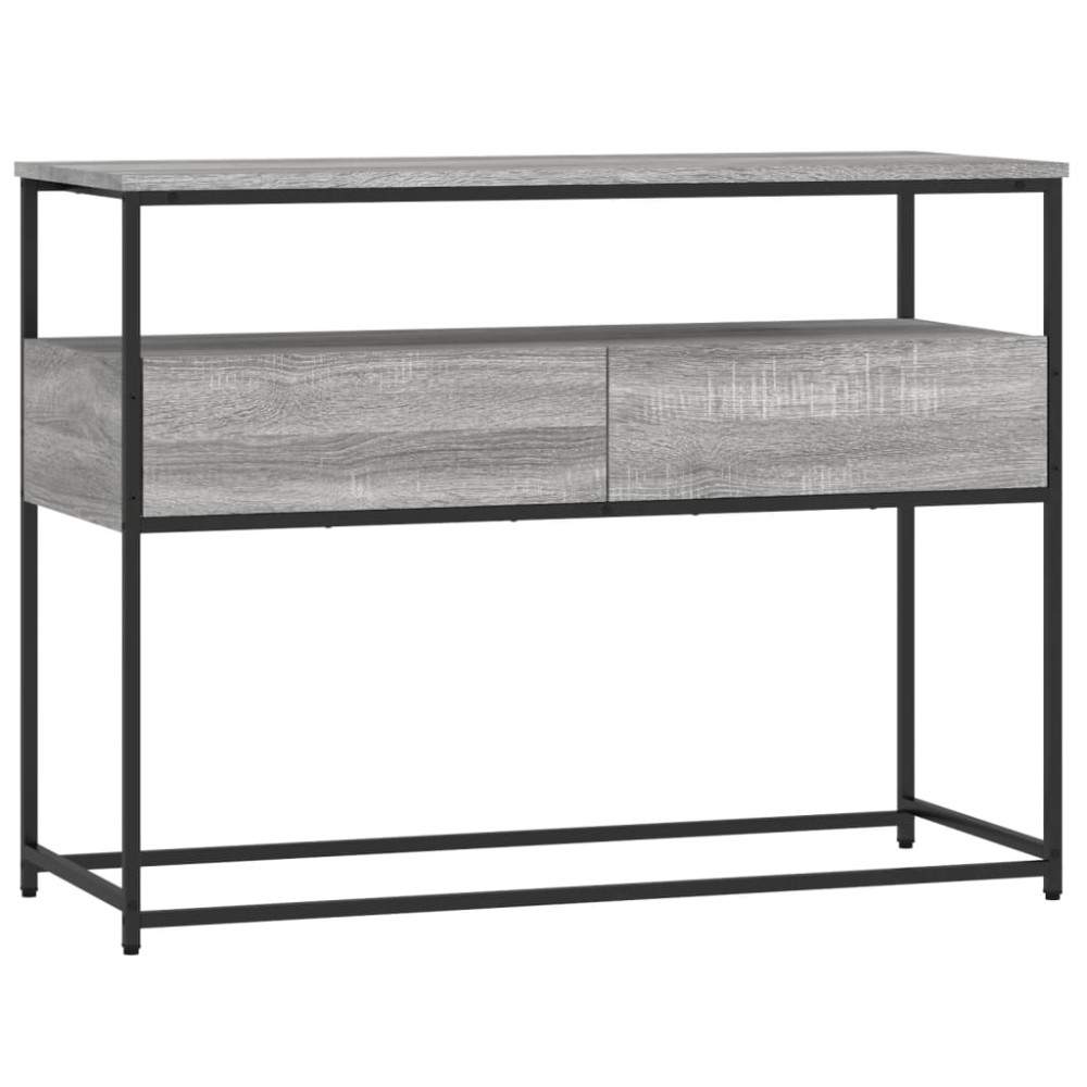 vidaXL Τραπέζι Κονσόλα Γκρι Sonoma 100x40x75 εκ. Επεξεργασμένο Ξύλο