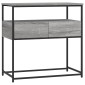 vidaXL Τραπέζι Κονσόλα Γκρι Sonoma 75x40x75 εκ. Επεξεργασμένο Ξύλο