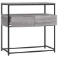 vidaXL Τραπέζι Κονσόλα Γκρι Sonoma 75x40x75 εκ. Επεξεργασμένο Ξύλο