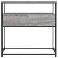 vidaXL Τραπέζι Κονσόλα Γκρι Sonoma 75x40x75 εκ. Επεξεργασμένο Ξύλο
