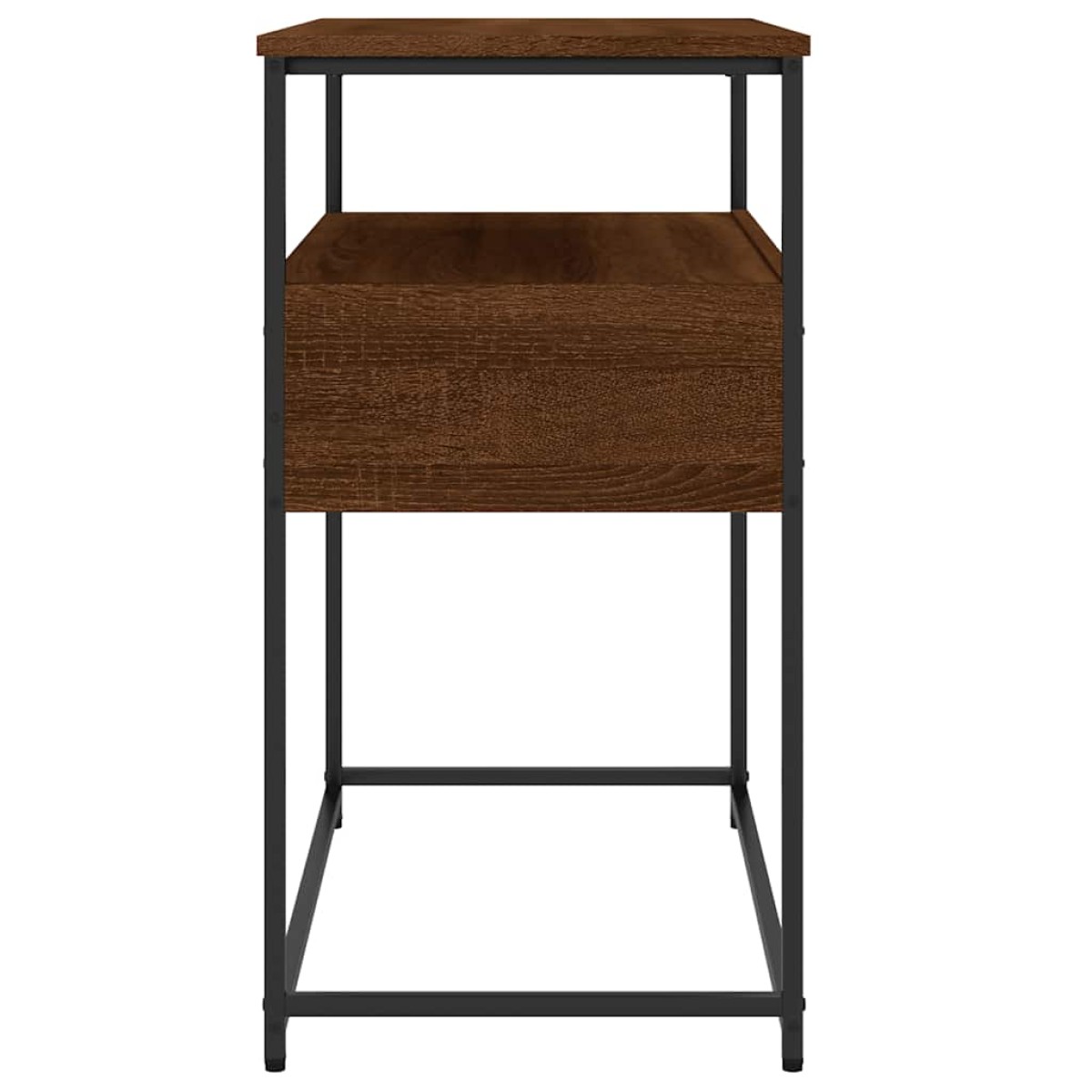 vidaXL Τραπέζι Κονσόλα Καφέ Δρυς 75 x 40 x 75 εκ. Επεξεργασμένο Ξύλο