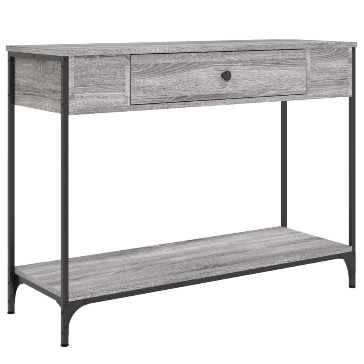 vidaXL Τραπέζι Κονσόλα Γκρι Sonoma 100x34,5x75 εκ. Επεξεργασμένο Ξύλο