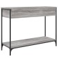 vidaXL Τραπέζι Κονσόλα Γκρι Sonoma 100x34,5x75 εκ. Επεξεργασμένο Ξύλο