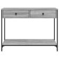 vidaXL Τραπέζι Κονσόλα Γκρι Sonoma 100x34,5x75 εκ. Επεξεργασμένο Ξύλο