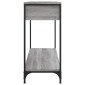 vidaXL Τραπέζι Κονσόλα Γκρι Sonoma 100x34,5x75 εκ. Επεξεργασμένο Ξύλο