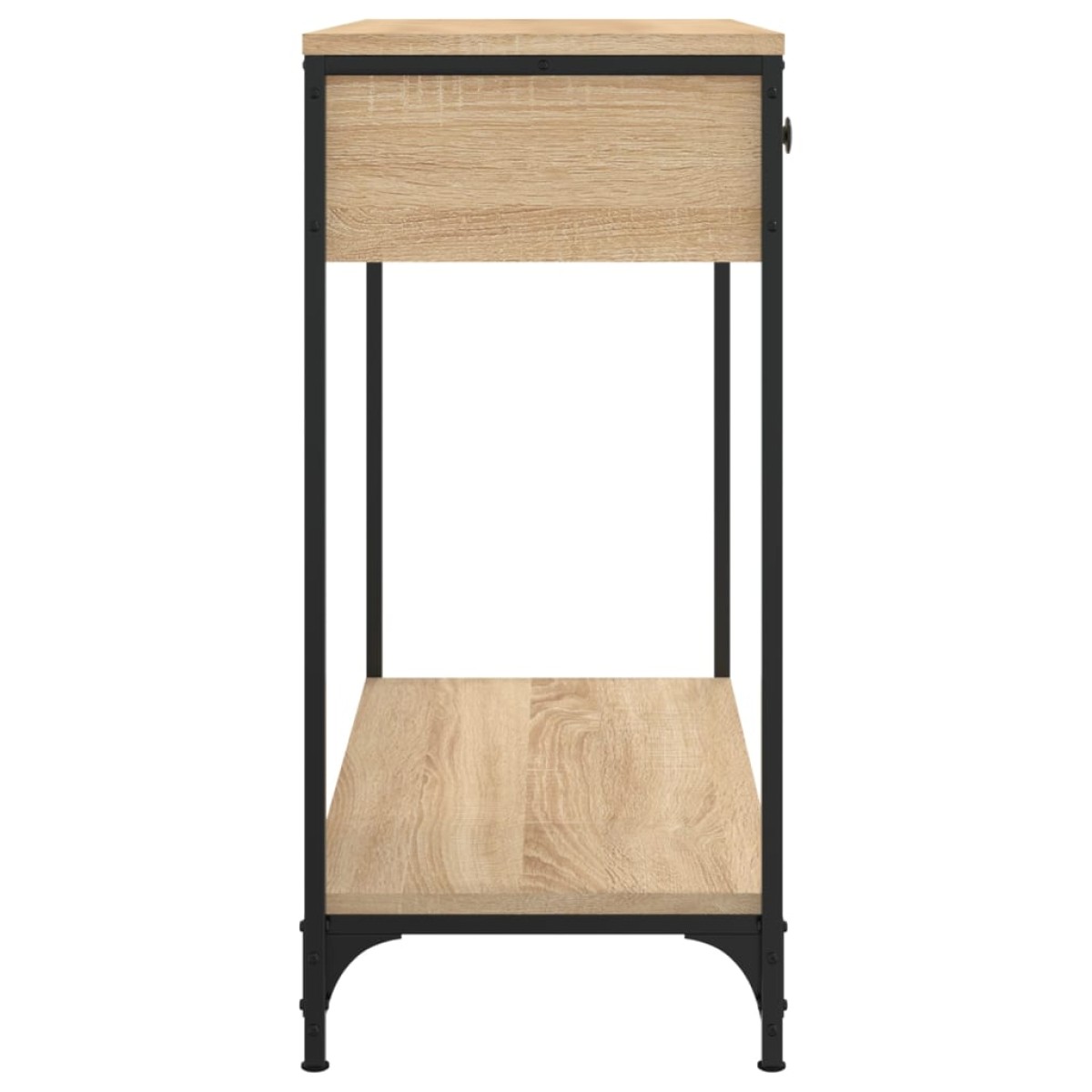vidaXL Τραπέζι Κονσόλα Sonoma Δρυς 75x34,5x75 εκ. Επεξεργασμένο Ξύλο