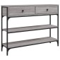 vidaXL Τραπέζι Κονσόλα Γκρι Sonoma 100x25x75 εκ. Επεξεργασμένο Ξύλο