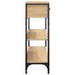 vidaXL Τραπέζι Κονσόλα Sonoma Δρυς 72,5x25x75 εκ. Επεξεργασμένο Ξύλο