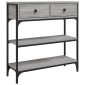 vidaXL Τραπέζι Κονσόλα Γκρι Sonoma 72,5x25x75 εκ. Επεξεργασμένο Ξύλο