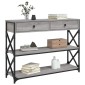 vidaXL Τραπέζι Κονσόλα Γκρι Sonoma 100x28x75 εκ. Επεξεργασμένο Ξύλο