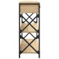 vidaXL Τραπέζι Κονσόλα Sonoma Δρυς 75 x 28 x 75 εκ. Επεξεργασμένο Ξύλο