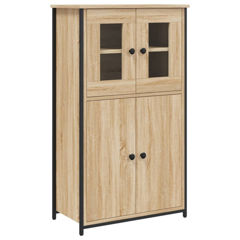 vidaXL Ντουλάπι Sonoma Δρυς 62 x 32 x 106,5 εκ.από Επεξεργασμένο Ξύλο