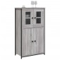 vidaXL Ντουλάπι Γκρι Sonoma 62x32x106,5 εκ. από Επεξεργασμένο Ξύλο