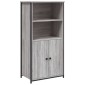 vidaXL Ντουλάπι Γκρι Sonoma 62x36x121,5 εκ. από Επεξεργασμένο Ξύλο