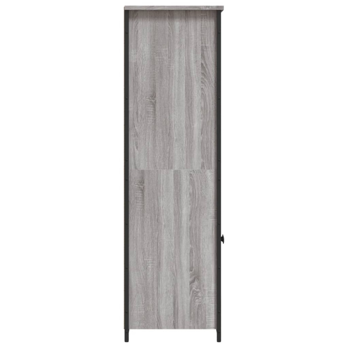 vidaXL Ντουλάπι Γκρι Sonoma 62x36x121,5 εκ. από Επεξεργασμένο Ξύλο