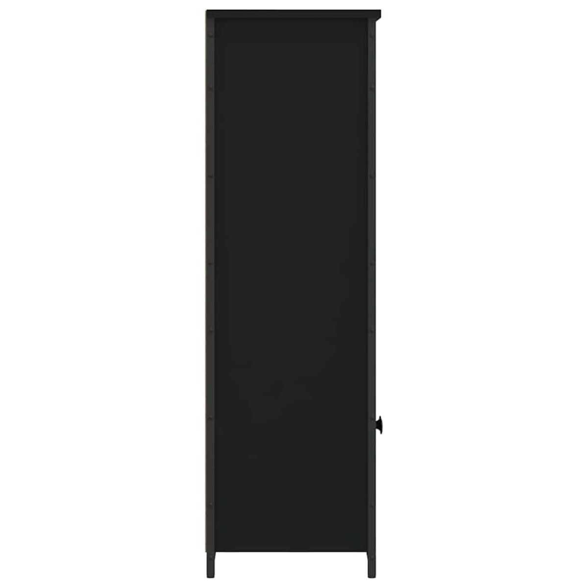 vidaXL Ντουλάπι Μαύρο 62 x 32 x 103,5 εκ. από Επεξεργασμένο Ξύλο