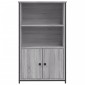 vidaXL Ντουλάπι Γκρι Sonoma 62 x 32 x 103,5 εκ. από Επεξεργασμένο Ξύλο