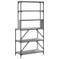 vidaXL Ραφιέρα Κουζίνας 6 Επιπέδων Γκρι Sonoma 90x40x180 εκ Επεξ. Ξύλο