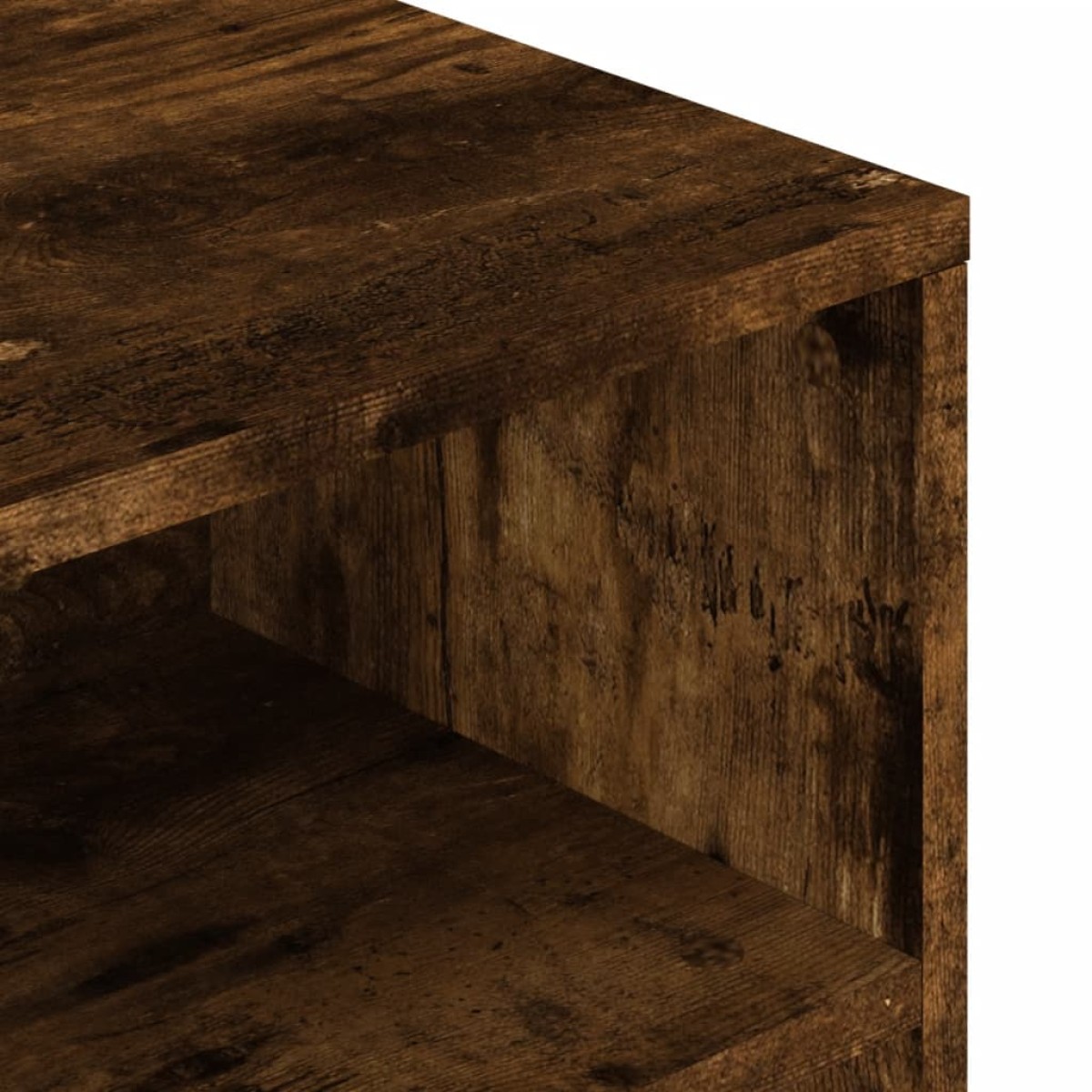 vidaXL Τραπεζάκι Σαλονιού από Καπνιστή Δρυς 90x55x42,5 εκ. από Τεχνητό Ξύλο