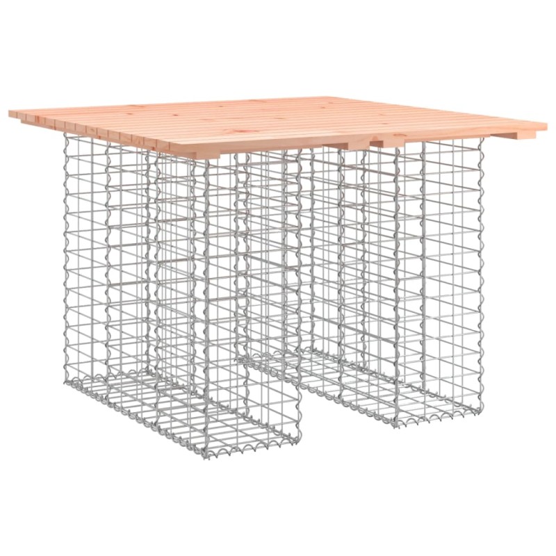 vidaXL Τραπέζι Κήπου με Σχέδιο Γκαμπιόν 100 x 102 x 72 εκ. από Μασίφ Ξύλο Ντάγκλας