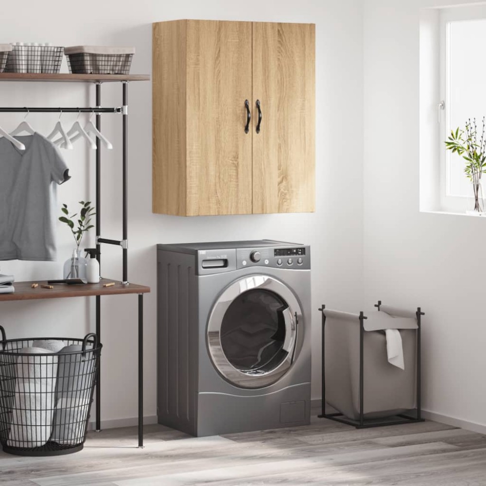 vidaXL Ντουλάπι Επιτοίχιο Sonoma Δρυς 69,5 x 34 x 90 εκ. Επεξεργ. Ξύλο