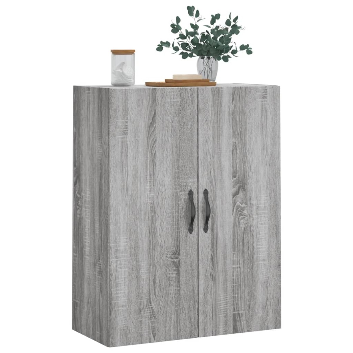 vidaXL Ντουλάπι Επιτοίχιο Γκρι Sonoma 69,5 x 34 x 90 εκ. Επεξεργ. Ξύλο