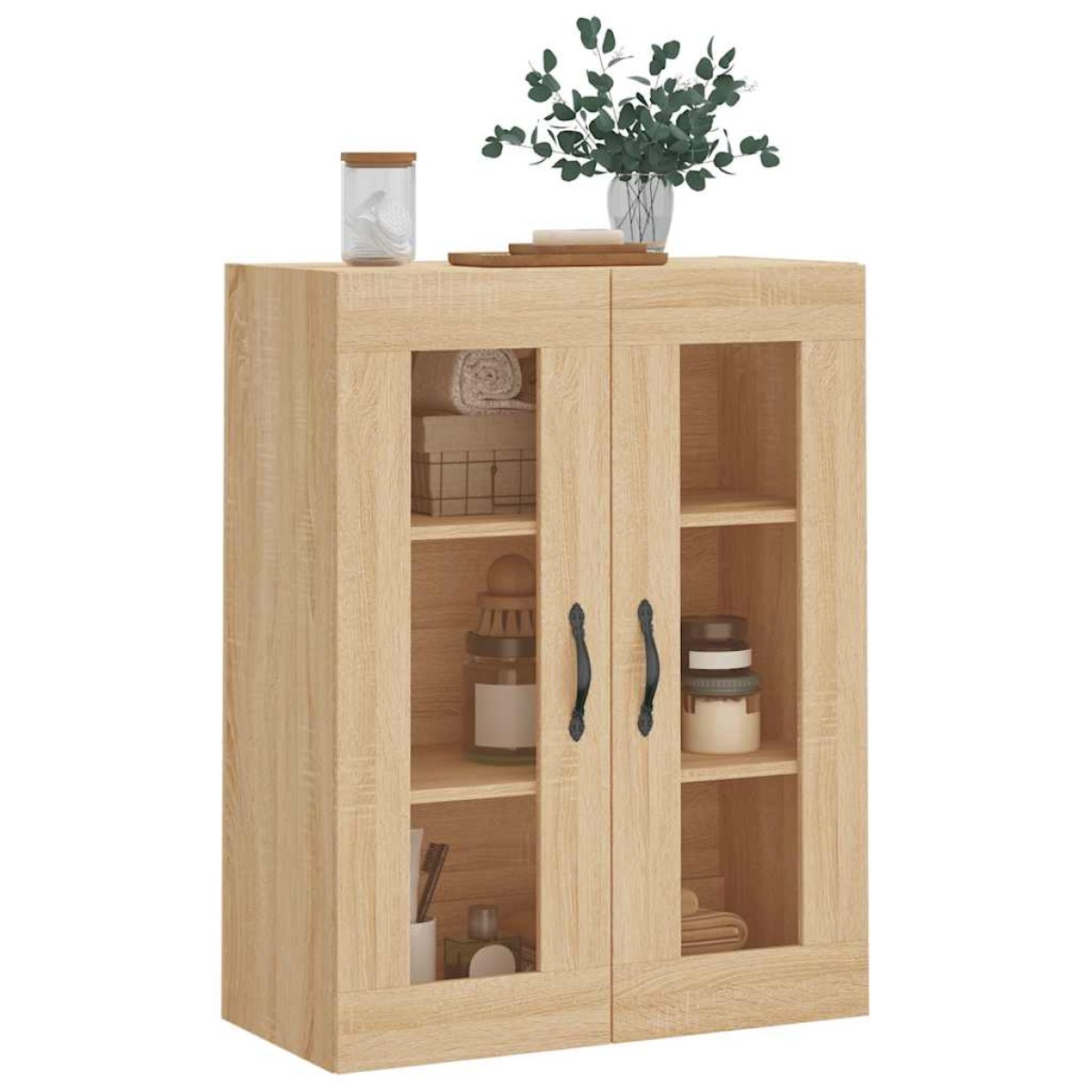 vidaXL Ντουλάπι Επιτοίχιο Sonoma Δρυς 69,5 x 34 x 90 εκ. Επεξεργ. Ξύλο