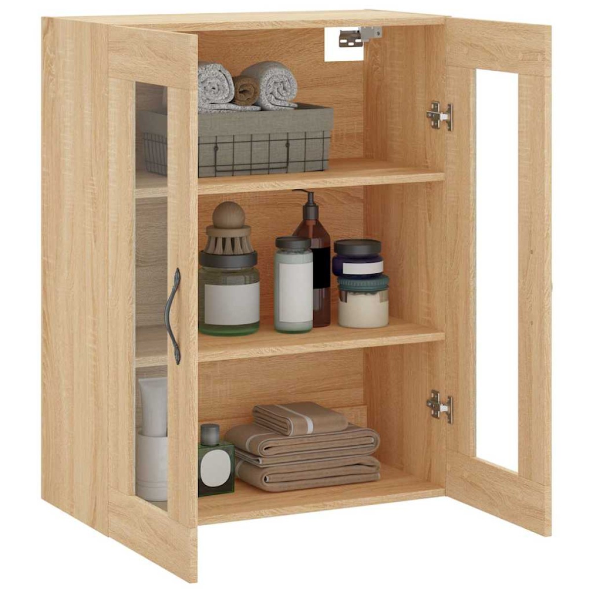 vidaXL Ντουλάπι Επιτοίχιο Sonoma Δρυς 69,5 x 34 x 90 εκ. Επεξεργ. Ξύλο