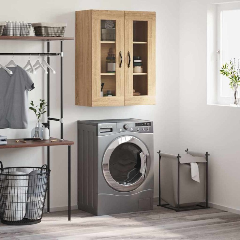 vidaXL Ντουλάπι Επιτοίχιο Sonoma Δρυς 69,5 x 34 x 90 εκ. Επεξεργ. Ξύλο