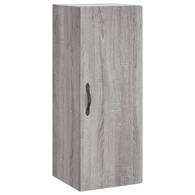 vidaXL Ντουλάπι Τοίχου Γκρι Sonoma 34,5 x 34 x 90 εκ. Επεξεργ. Ξύλο